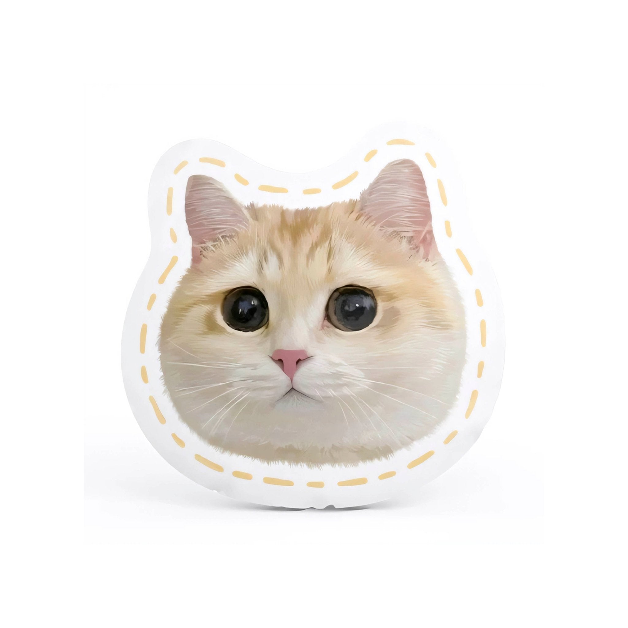 Custom Pet Portrait Shaped Pillow - MusaMonster