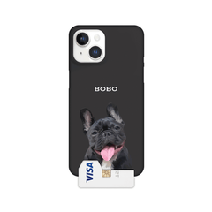 Custom Pet Portrait Wallet Phone Case with Cardholder - MusaMonster