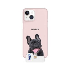 Custom Pet Portrait Wallet Phone Case with Cardholder - MusaMonster
