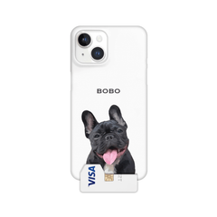 Custom Pet Portrait Wallet Phone Case with Cardholder - MusaMonster