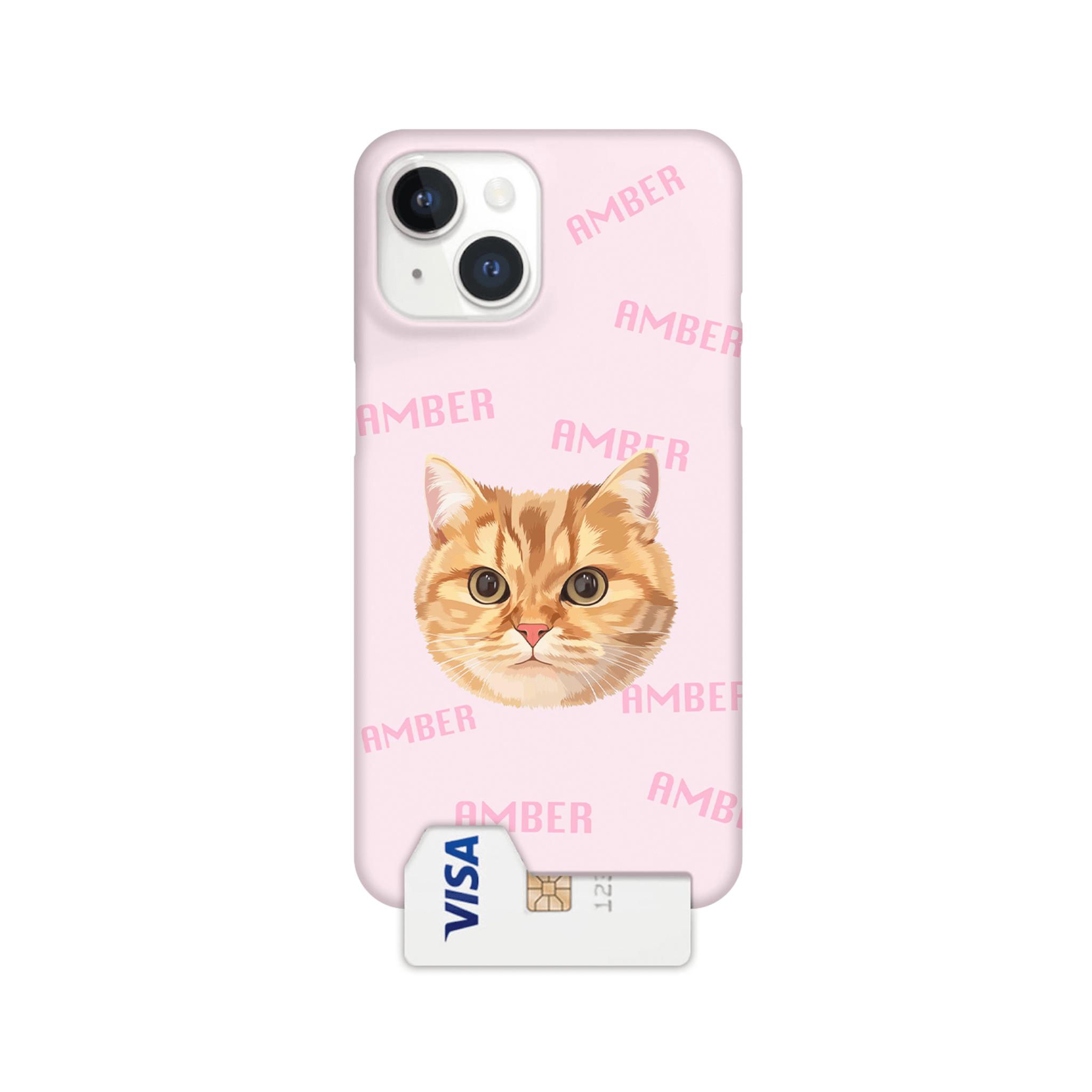 Custom Pet Portrait Wallet Phone Case with Cardholder - MusaMonster