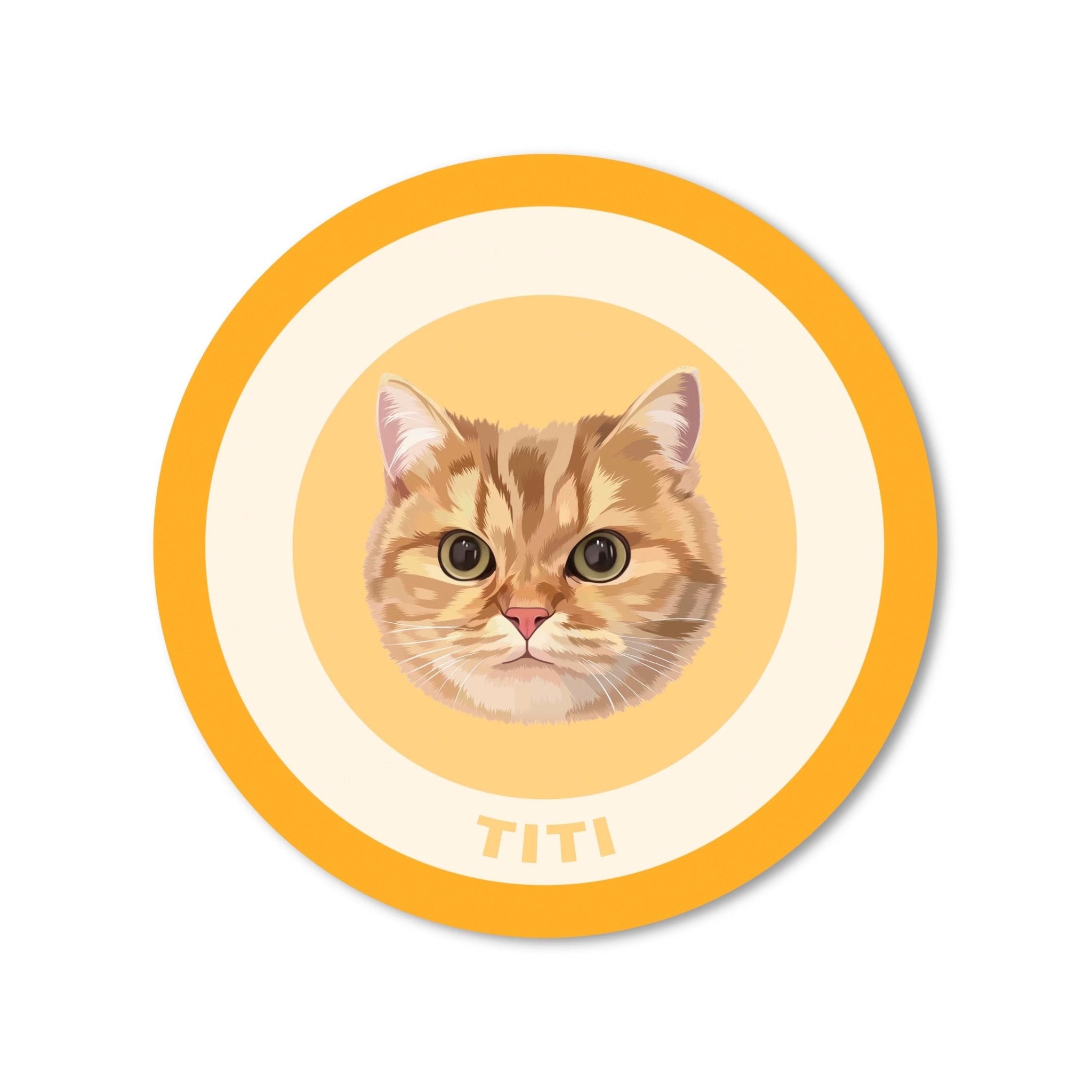 Custom Pet Round Rug - MusaMonster